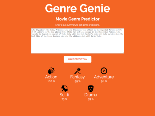 Genre Genie - Movie Genre Predictions